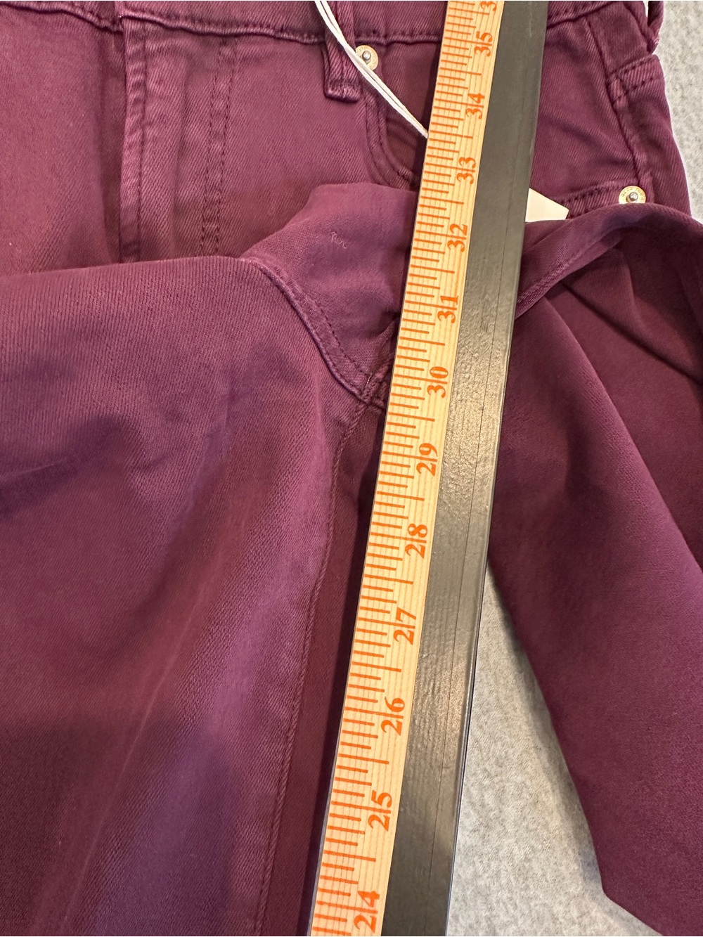 Dear John Wide-Leg Fiona Jeans in Plum Color - Picture 7 of 10